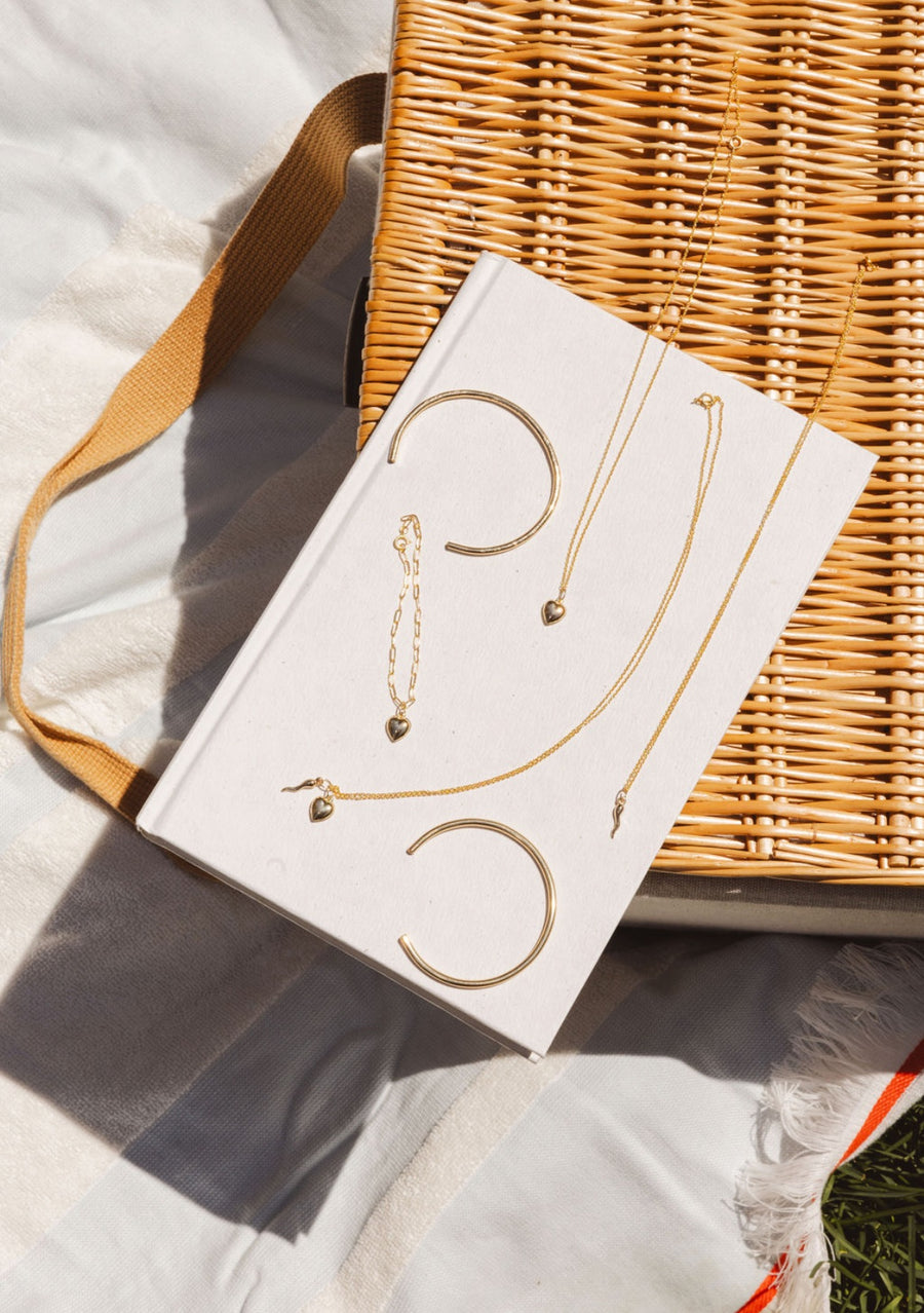 Paperclip Bracelet with Horn